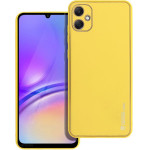 Leather Case For Samsung A05 Yellow OEM