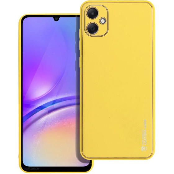 Leather Case For Samsung A05 Yellow OEM