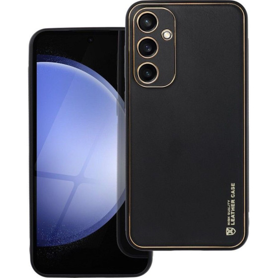 Leather Case For Samsung S23 Fe Black OEM