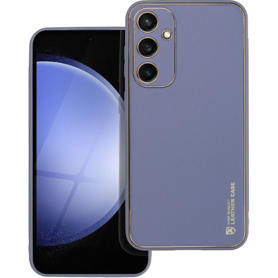 Leather Case For Samsung S23 Fe Blue OEM