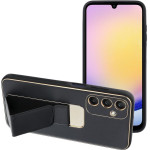 Leather Case Kickstand For Samsung A25 5G Black OEM