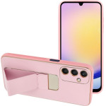 Leather Case Kickstand For Samsung A25 5G Pink OEM