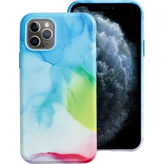 Leather Mag Cover Case For Iphone 11 Pro Color Splash OEM