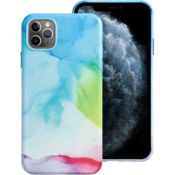 Leather Mag Cover Case For Iphone 11 Pro Max Color Splash OEM