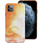 Leather Mag Cover Case For Iphone 11 Pro Max Orange Splash OEM
