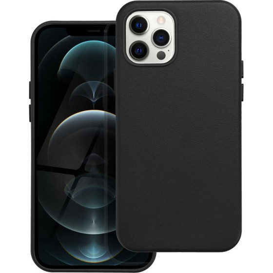 Leather Mag Cover Case For Iphone 12 Pro Black OEM