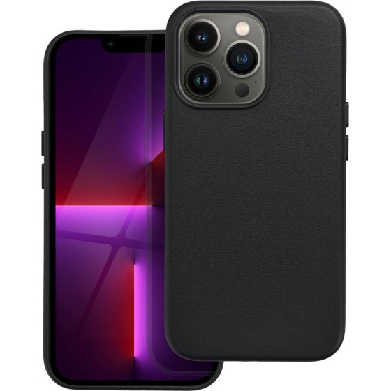 Leather Mag Cover Case For Iphone 13 Pro Black OEM