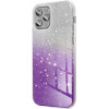 Shining Case For Iphone 11 Pro Transparent Violet OEM