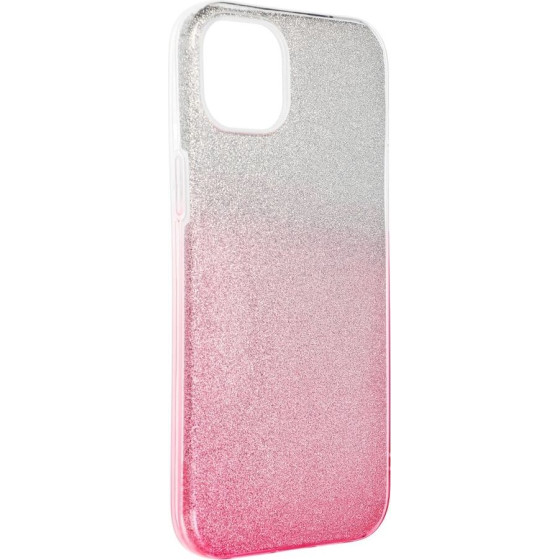 Shining Case For Iphone 14 Plus Transparent Pink OEM