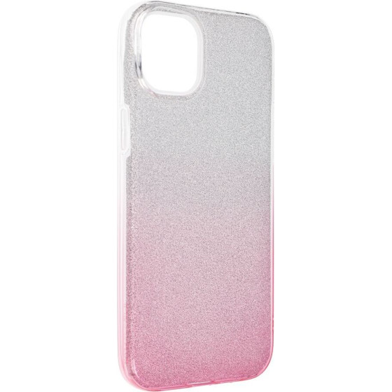 Shining Case For Iphone 15 Plus Transparent Pink OEM