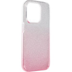 Shining Case For Iphone 15 Pro Transparent Pink OEM