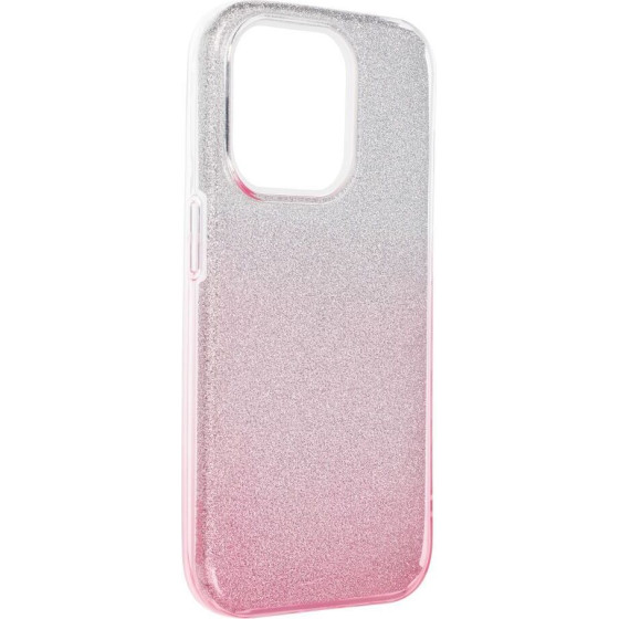 Shining Case For Iphone 15 Pro Transparent Pink OEM