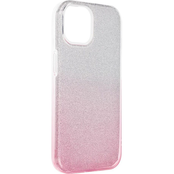 Shining Case For Iphone 15 Transparent Pink OEM