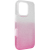 Shining Case For Iphone 16 Pro Transparent Pink OEM