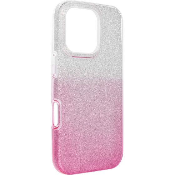 Shining Case For Iphone 16 Pro Transparent Pink OEM