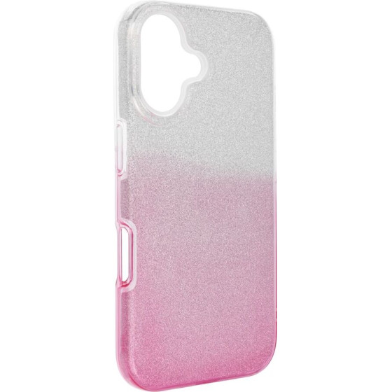 Shining Case For Iphone 16 Transparent Pink OEM