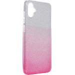 Shining Case For Samsung A05 clear/Pink OEM