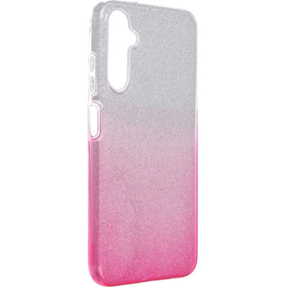 Shining Case For Samsung A05S clear/Pink OEM