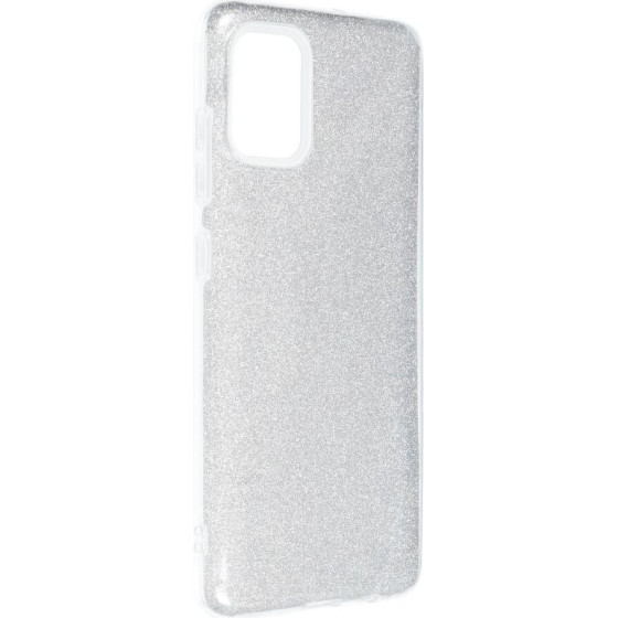 Shining Case For Samsung A51 Silver OEM