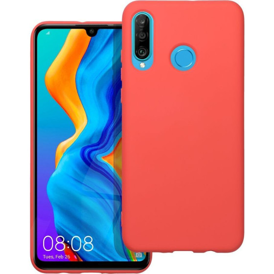 Silicone Case For Huawei P30 Lite Peach OEM