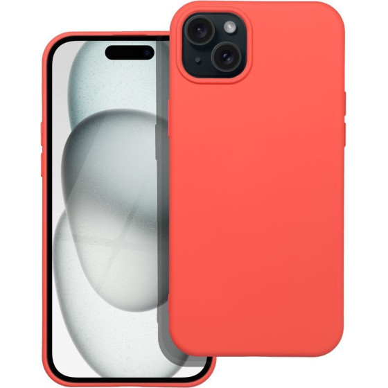 Silicone Case For Iphone 15 Plus Peach OEM