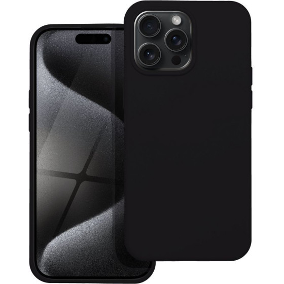 Silicone Case For Iphone 15 Pro Max Black OEM