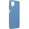 Silicone Case For Samsung A12 Blue OEM