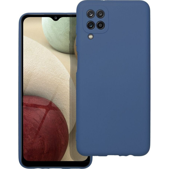 Silicone Case For Samsung A12 Blue OEM
