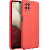 Silicone Case For Samsung A12 Peach OEM