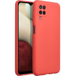 Silicone Case For Samsung A12 Peach OEM