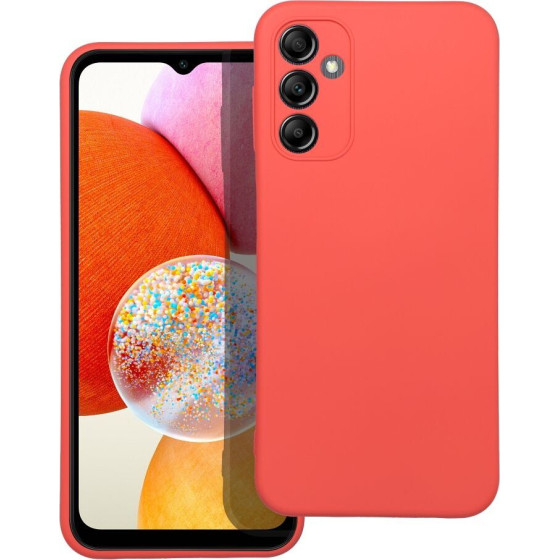 Silicone Case For Samsung A14 5G / A14 4G Peach OEM