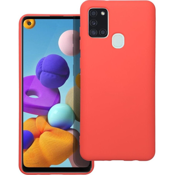 Silicone Case For Samsung A21S Peach OEM