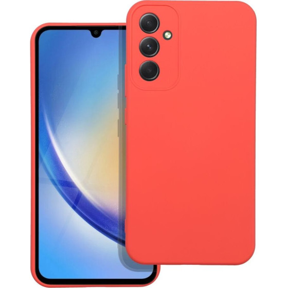 Silicone Case For Samsung A34 5G Peach OEM
