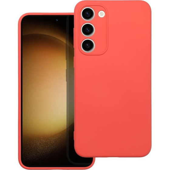 Silicone Case For Samsung S23 Plus Peach OEM