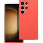 Silicone Case For Samsung S23 Ultra Peach OEM