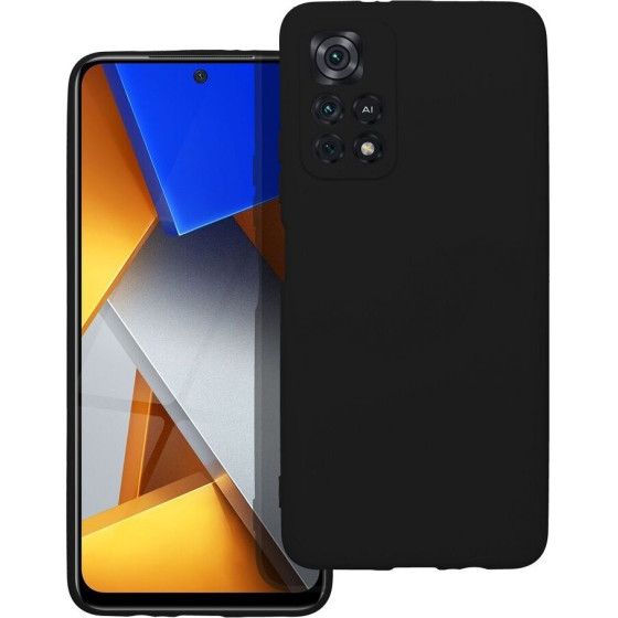 Silicone Case For Xiaomi Poco M4 Pro 5G / Redmi Note 11T 5G / Redmi Note 11S 5G Black OEM