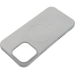 Silicone Mag Cover (Big hole) Case Compatible With Magsafe For Iphone 16 Pro Max Grey Titanium OEM