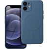 Silicone Mag Cover Case Compatible With Magsafe For Iphone 12 Mini Blue OEM