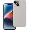 Silicone Mag Cover Case Compatible With Magsafe For Iphone 14 Antique White OEM