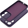 Silicone Mag Cover Case Compatible With Magsafe For Iphone 14 Pro Dark Purple OEM