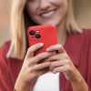 Silicone Mag Cover Case Compatible With Magsafe For Iphone 14 Pro Red OEM