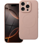 Silicone Mag Cover Case Compatible With Magsafe For Iphone 16 Pro Pink OEM