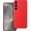 Silicone Mag Cover Case Compatible With Magsafe For Samsung A36 Red OEM