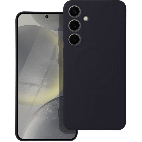 Silicone Mag Cover Case Compatible With Magsafe For Samsung A55 Black OEM