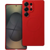 Silicone Mag Cover Case Compatible With Magsafe For Samsung S25 Ultra Red OEM