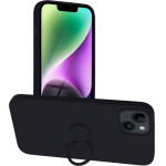 Silicone Ring Case For Iphone 14 Plus Black OEM