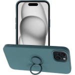 Silicone Ring Case For Iphone 15 Plus Green OEM