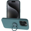 Silicone Ring Case For Iphone 15 Pro Green OEM