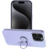 Silicone Ring Case For Iphone 15 Pro Max Violet OEM