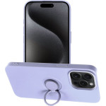 Silicone Ring Case For Iphone 15 Pro Max Violet OEM